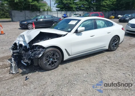 2024 BMW I4 xDrive40 from USA, damaged, VIN WBY83FB06RFT01245